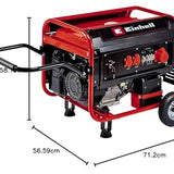 Einhell Stromerzeuger (Benzin) TC-PG 55/E5 (5500 W Maximalleistung, 5000 W max. Dauerleistung, 25 L Tank, 4-Takt-Motor, 2x 230 V, 1x 400 V, Ölmangelsicherung)