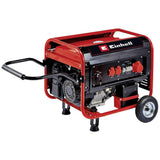 Einhell Stromerzeuger (Benzin) TC-PG 55/E5 (5500 W Maximalleistung, 5000 W max. Dauerleistung, 25 L Tank, 4-Takt-Motor, 2x 230 V, 1x 400 V, Ölmangelsicherung)
