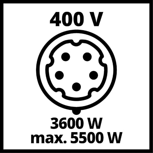 Einhell Stromerzeuger (Benzin) TC-PG 55/E5 (5500 W Maximalleistung, 5000 W max. Dauerleistung, 25 L Tank, 4-Takt-Motor, 2x 230 V, 1x 400 V, Ölmangelsicherung)